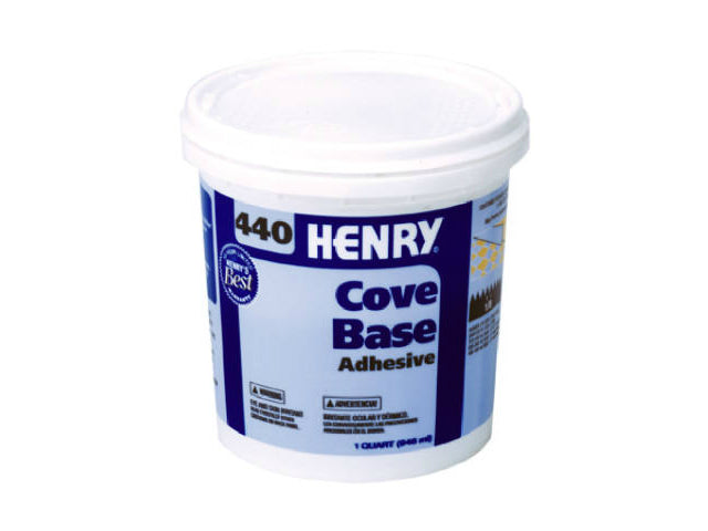 HENRY® 12109 Cove Base Adhesive, #440, 1 Qt