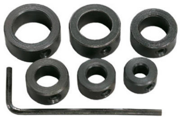 General Tools S838 Drill Stop Set, 6-Piece (Sizes From 3/16" to 1/2"), Steel