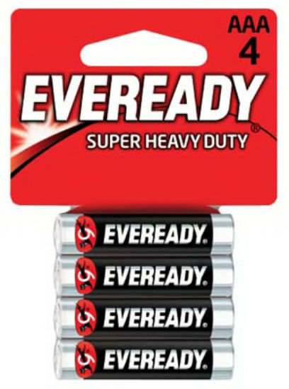 Eveready® 1212SW-4 Super Heavy Duty® AAA Battery, 4-Pack