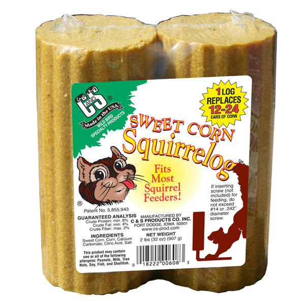 C&S® 608 Sweet Corn Squirrelog Refill Pack,  32 Oz