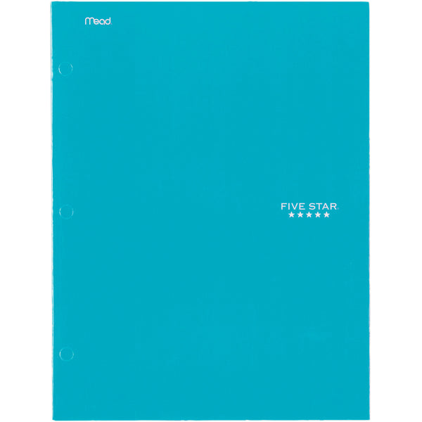 Five Star® 33106 Four-Pocket Laminated Portfolio Paper Folder, Assorted Colors