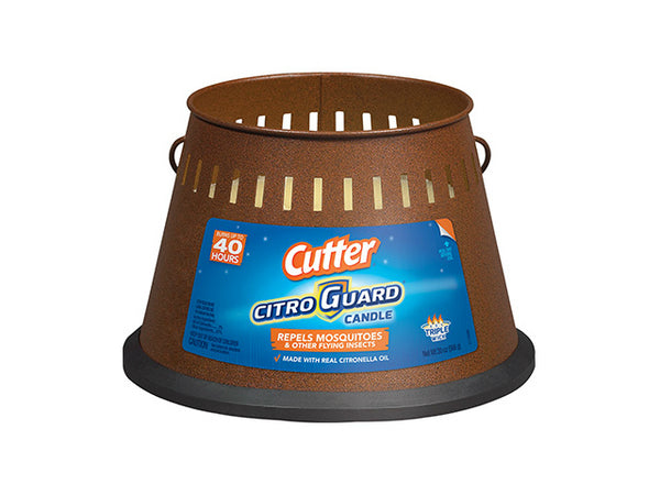 Cutter® HG-95784 Citro Guard® Triple Wick Citronella Candle, 20 Oz