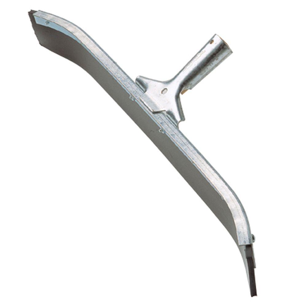 Ettore® 54536 Industrial Duty Galvanized Steel Floor Squeegee, 36" Curved