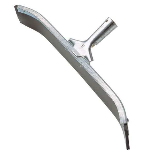 Ettore® 54524 Industrial Duty Galvanized Steel Floor Squeegee, 24" Curved