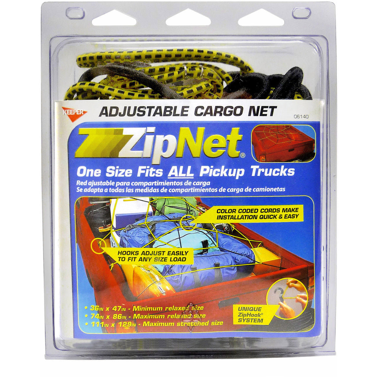 Keeper® 06141 ZipNet® Adjustable Cargo Net