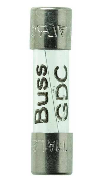 Cooper Bussmann BP/GDC-5 GDC Series Time-Delay Glass Tube, 5A, 2-Pack