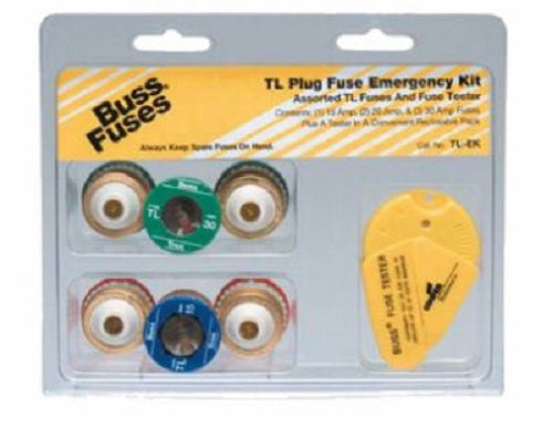 Cooper Bussmann TL-EK TL Time Delay Plug Fuse Emergency Kit