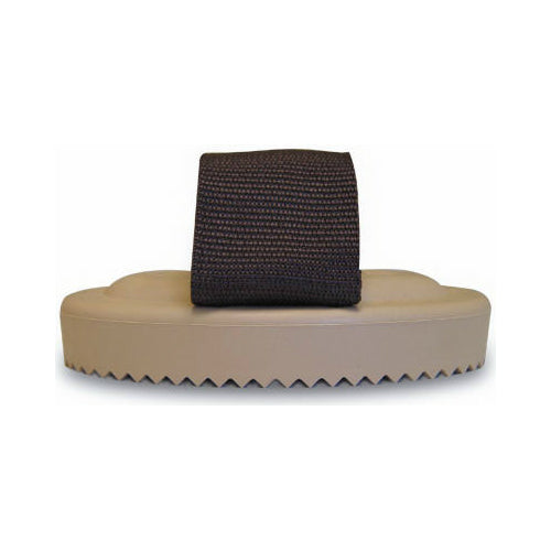 Decker 33F Flexible Curry Comb for Horses, Tan