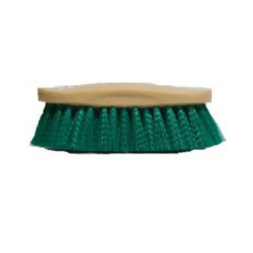 Decker 36 Aqua Teal Synthetic Bristle Finishing Brush for Horses, Tan