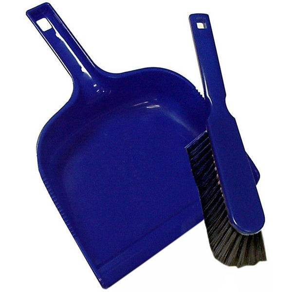Quickie® 402 Convenient Dust Pan & Brush Set, 8" x 10"