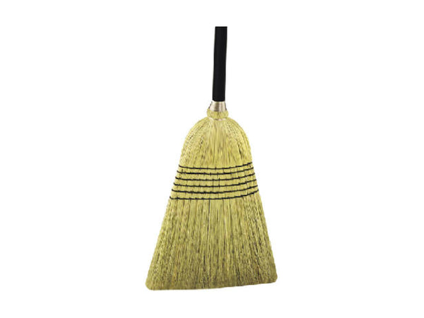 Quickie® 931-6 Heavy-Duty Natural Fiber Broom with Metal handle