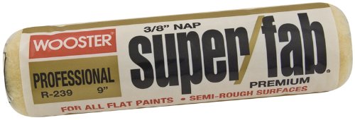 Wooster® R239-9 Super/Fab® Standard Medium Roller Cover, 3/8" Nap, 9"
