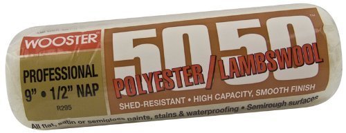 Wooster® R295-9 50/50™ Standard Roller Cover, 1/2" Nap, 9"