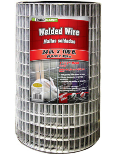 YardGard® 309222A Galvanized Welded Wire Fence, 14-Gauge, 24" x 100'