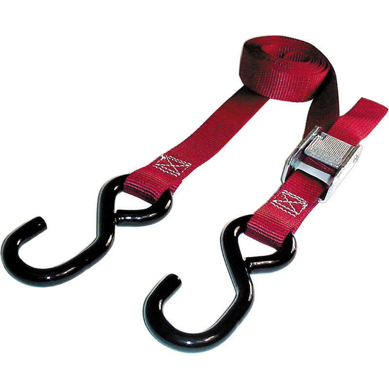 Keeper® 05715 Motorcycle Cam Buckle Tie-Down, 6' x 1", 2-pack