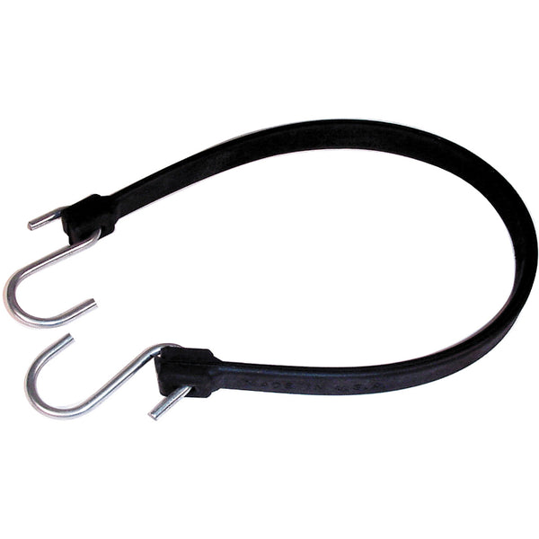 Keeper® 06219 EPDM Rubber Strap with Zinc Plated Steel Hooks, 19"