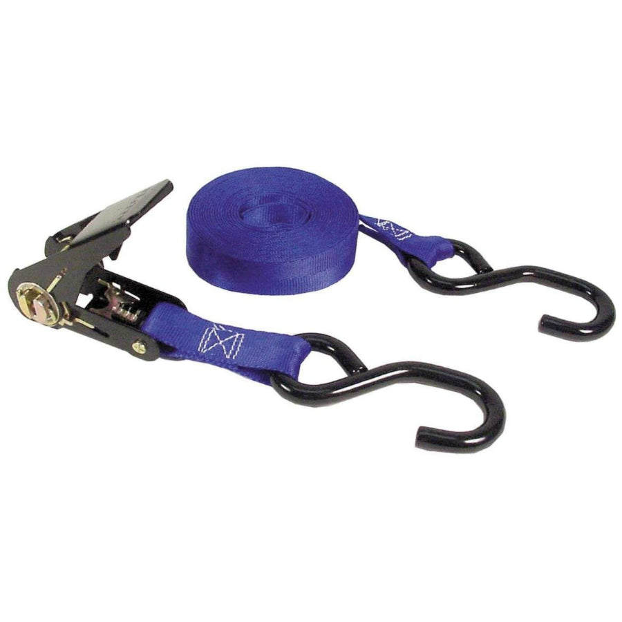 Keeper® 89514 Ratchet Tie-Down with S-Hooks, 14' x 1"