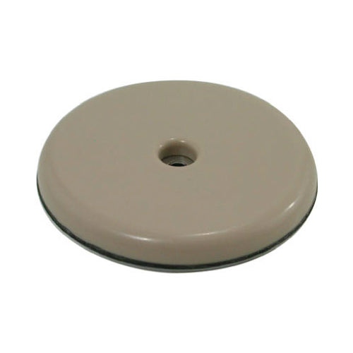 Shepherd Hardware 9453 Easy Glide Round Pads with Screws, 2", Beige, 4-Pack