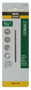 Master Mechanic 571208 Jobber Length Cobalt Drill Bit, 3/32" x 2-1/4"