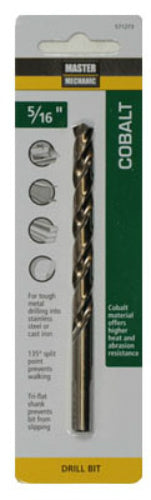 Master Mechanic 571273 Jobber Length Cobalt Drill Bit, 5/16" x 4-1/2"