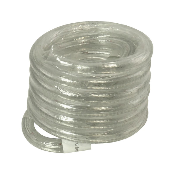 Good Earth G9506-CLR-I Flexible Incandescent Rope Light, Clear, 6'