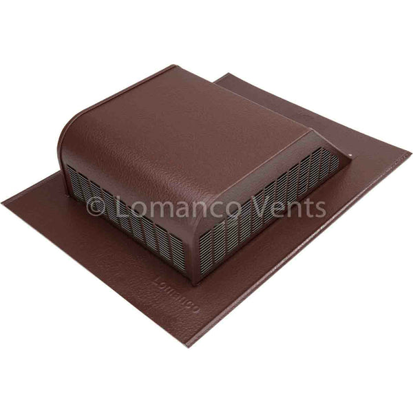 Lomanco® 750BR Slant Back Aluminum Roof Louver Vent, 8", Brown