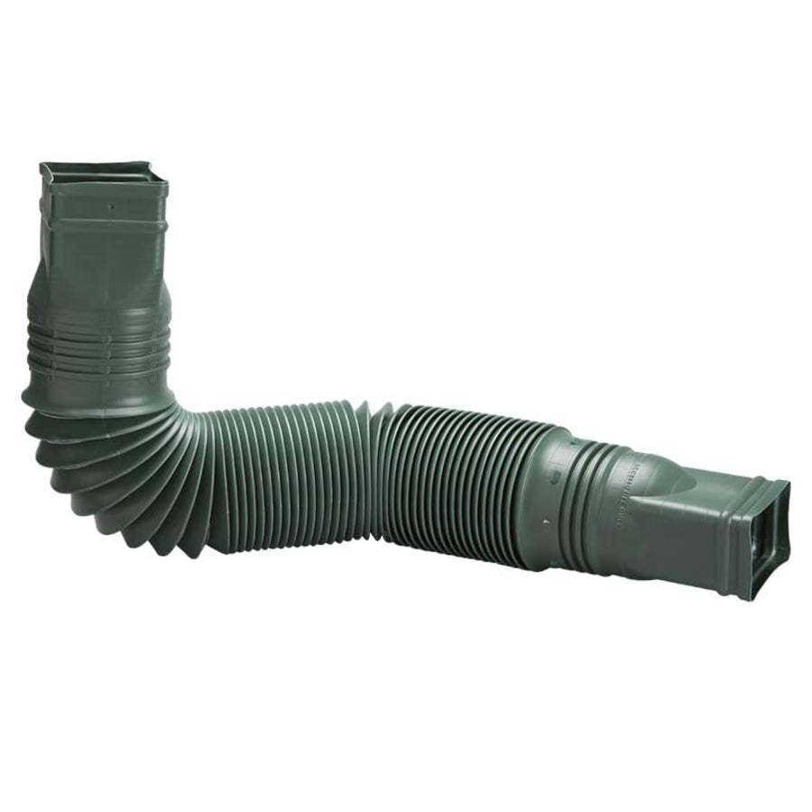 Amerimax 85011 Flex Poly Downspout Extension, Green