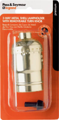 Pass & Seymour Metal Shell Lamp Holder Socket, 250W, 250V