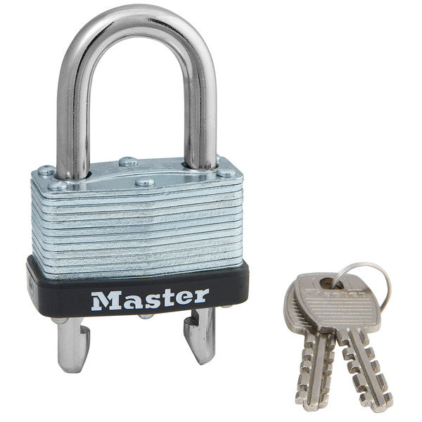 Master Lock 510D Warded Laminated Steel Padlock, 1-3/4"
