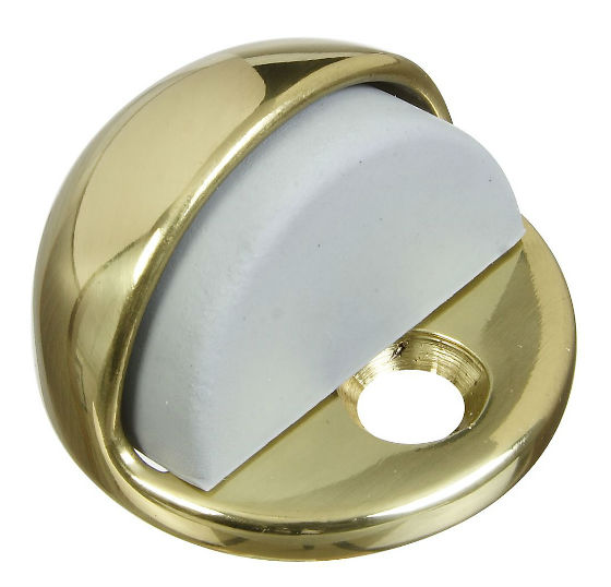 National Hardware® N198-077 Wall Door Stops, Solid Brass