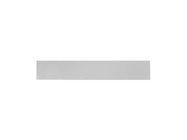Tell DT100052 32D Satin Stainless Steel Door Kick Plate, 8'' x 34''