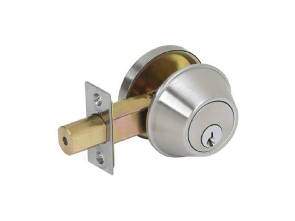 Tell CL100055 Single Cylinder Commercial Deadbolt Lock, DB2051, Grade 2
