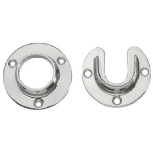 Lido® Designs LB-10-505SET Premium Steel Closet Flange Set, 1-5/16'', Chrome