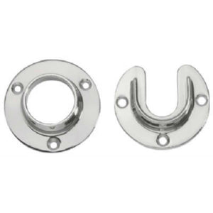 Lido® Designs LB-10-505SET Premium Steel Closet Flange Set, 1-5/16'', Chrome