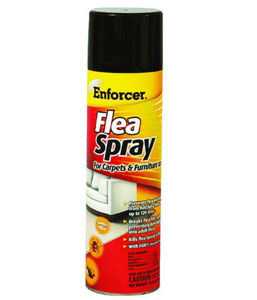 Enforcer ENFS14 Flea Spray For Carpets & Furniture, 14 Oz