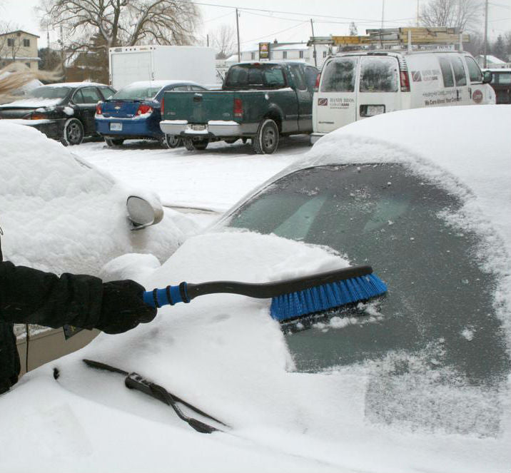 Mallory 532 Cool Snow Tool Snow Brush & Ice Scraper w/Foam Grip, Assorted, 26"