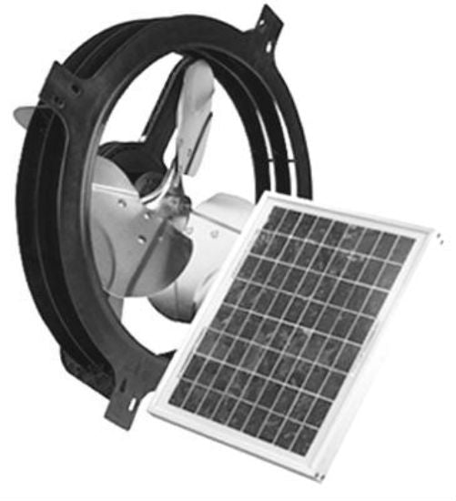 Air Vent 53560 Solar Powered Gable Fan, 800 CFM