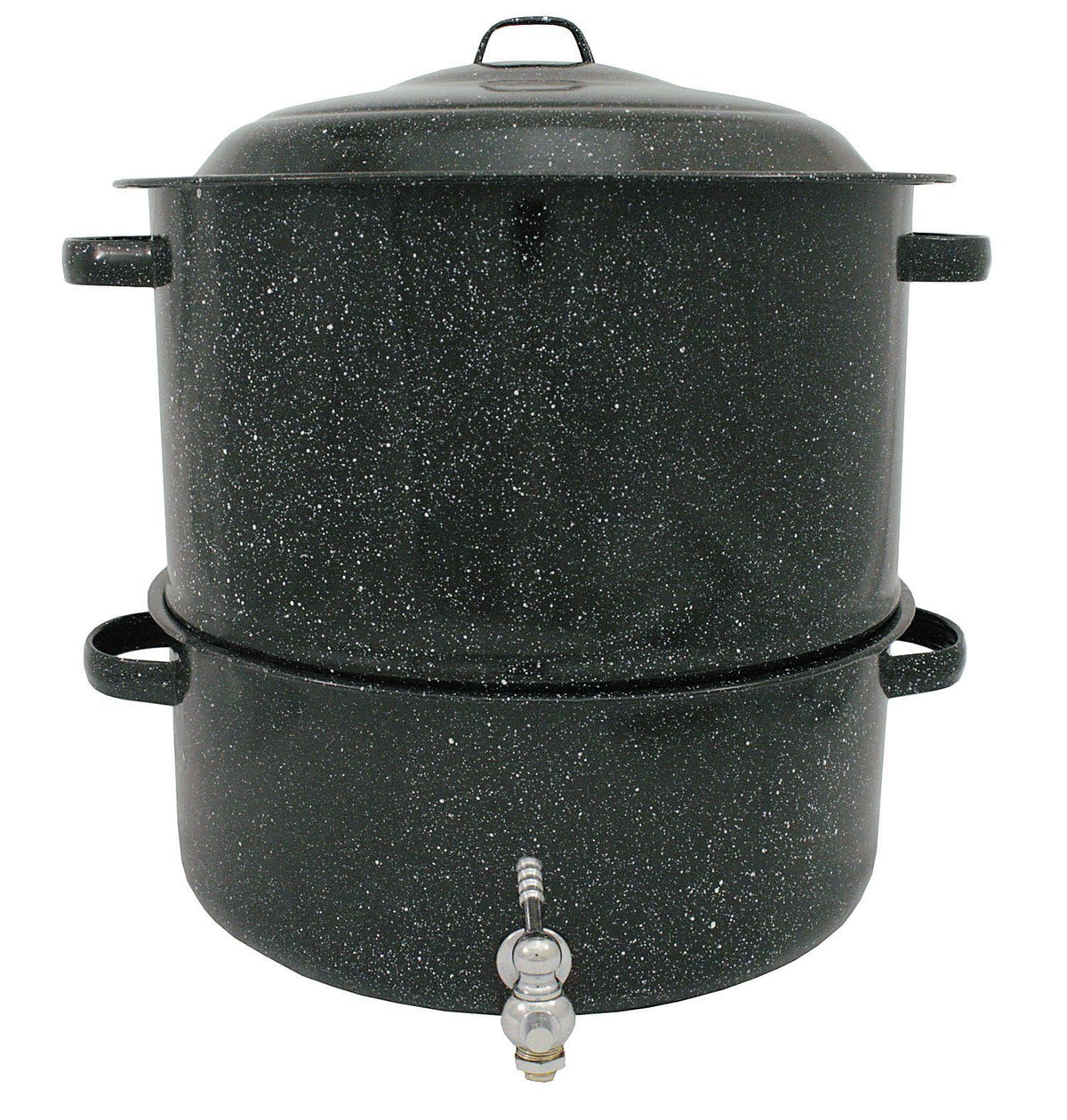 Granite-Ware® 6316-1 Ceramic-On-Steel Clam & Lobster Steamer w/Faucet, 19 Qt