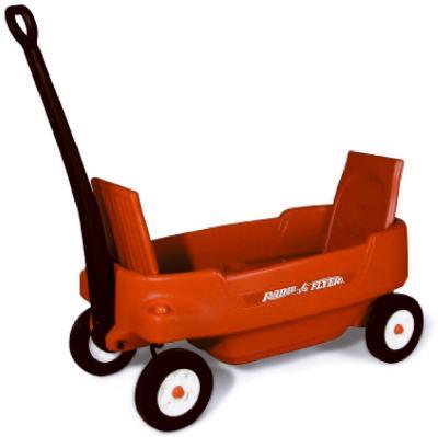 Radio Flyer 2700R 2-in-1 Pathfinder Toy Wagon, For Ages Over 1-1/2 Years Kid