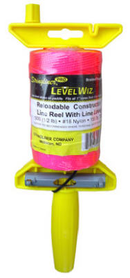 Stringliner 24462 LevelWiz Reloadable Line Reel with Precision Line Level, 500'