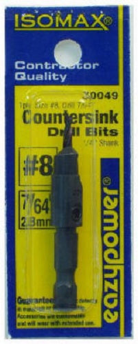 Eazypower® 30049 Screw Countersink Drill, #8, 7/64"