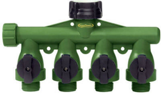 Green Thumb AY4FFGT Premium Poly Manifold, 4-Way