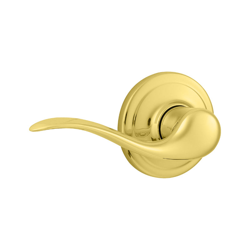 Kwikset® 788TNL-LH-3-CP Signature Tustin Left-Handed Dummy Lever, Polished Brass