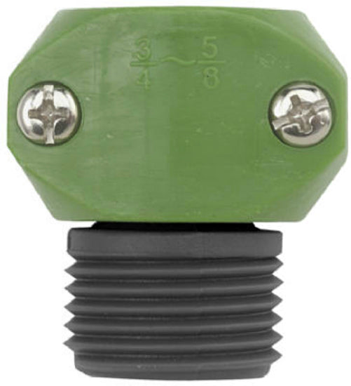Green Thumb 31MGT Male Hose Coupler, 5/8" & 3/4", Poly