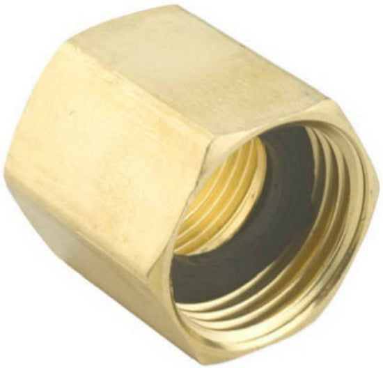 Green Thumb 7FP7FHGT Threaded Pipe To Hose Connector, Brass