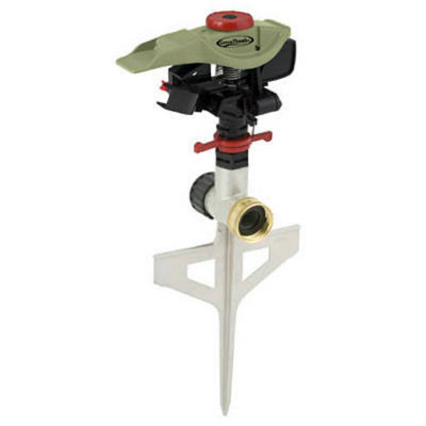 Green Thumb 193WMSGT Poly Impulse Sprinkler, Coverage Up To 5800 Sq Ft
