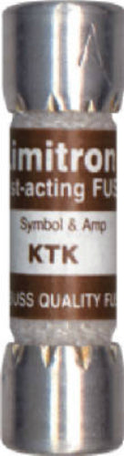 Cooper Bussmann BP/KTK-1 Fast Acting Supplemental Fuse, 1 Amp