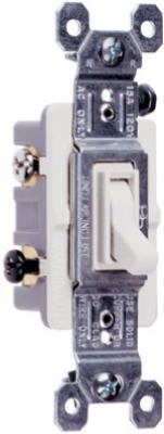 Pass & Seymour TradeMaster Grounding Toggle Switch, 15A, Brown