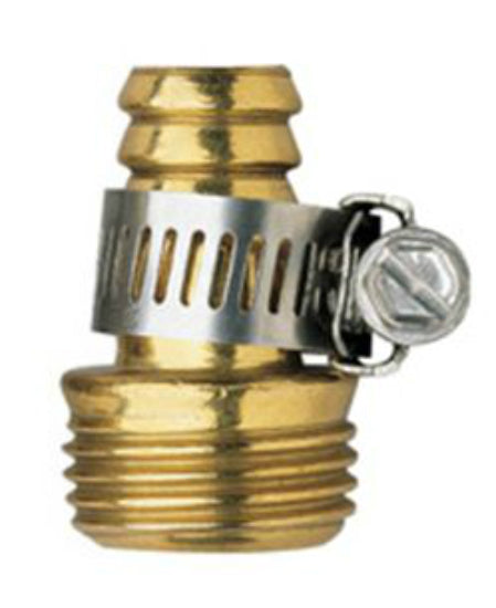 Green Thumb 50450GT Heavy Duty Male Hose Mender, 5/8", Brass