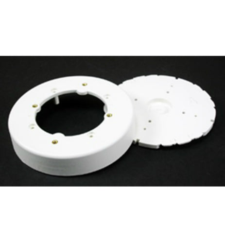 Wiremold® NM4 Nonmetallic Raceway Circular Fixture Box, Ivory